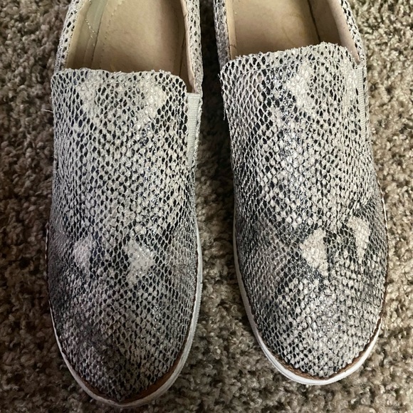 Snakeprint Slip On Sneakers - Picture 2 of 3